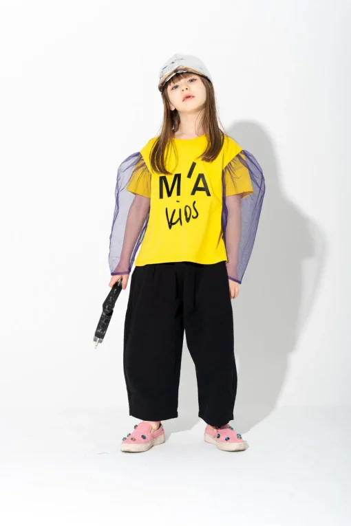 PUFF SLEEVE T SHIRT