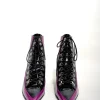 PURPLE FITTED BOOTS