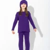 PURPLE MERINO KNIT JUMPER