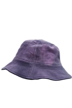 PURPLE TIE DYE BUCKET HAT