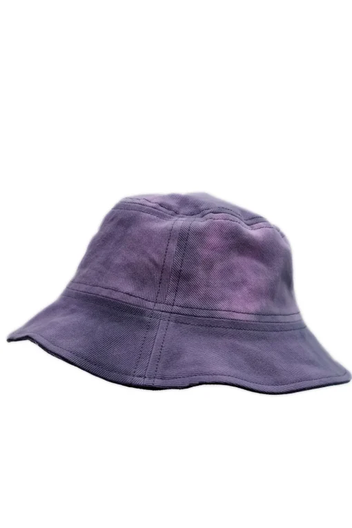 PURPLE TIE DYE BUCKET HAT