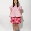 RED AND PINK GINGHAM BOXER SHORTS