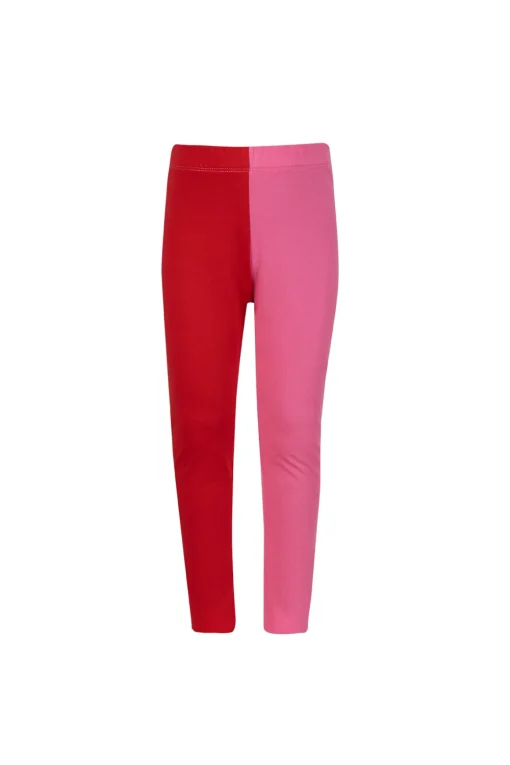RED AND PINK LEGGINGS