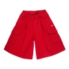RED DRILL OVERSIZED CARGO SHORTS