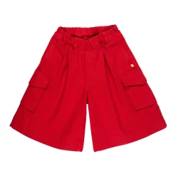 RED DRILL OVERSIZED CARGO SHORTS