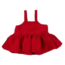 RED TOP WITH BIG FRILL