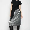 SILVER CLASSIC SLIP SKIRT