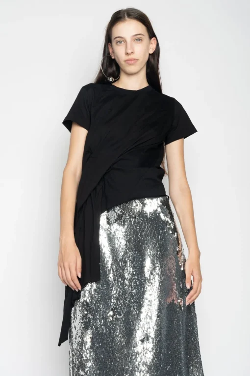 SILVER CLASSIC SLIP SKIRT