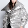 SILVER M'A PUFFER JACKET