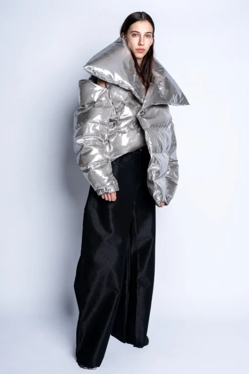 SILVER M'A PUFFER JACKET