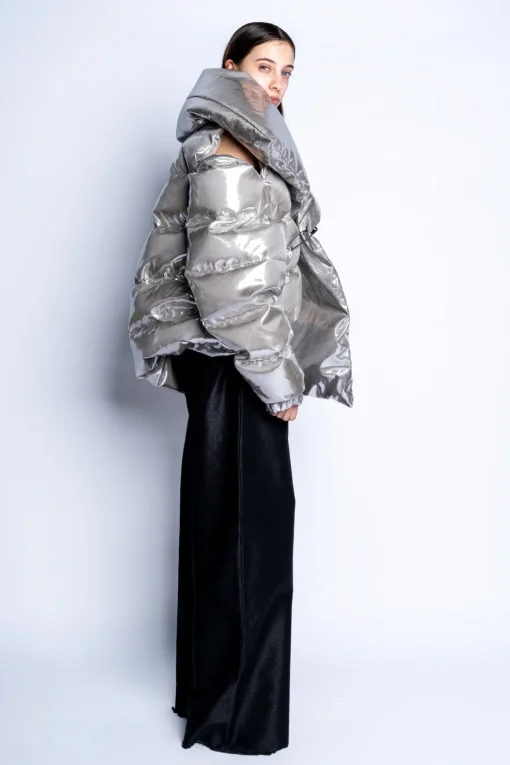 SILVER M'A PUFFER JACKET