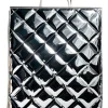 SILVER QUILTED SHOPPER