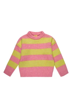 STRIPE CREW NECK KNIT JUMPER