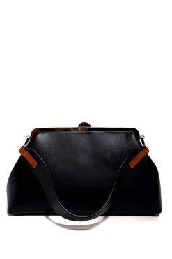 SUEDE AND NAPA LEATHER LARGE HANDBAG