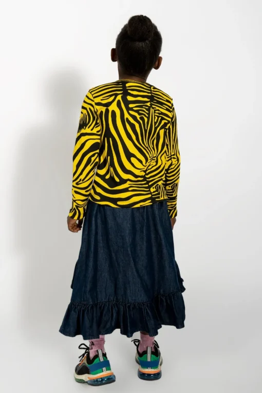 TENCEL RUFFLE SKIRT