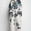 TIE DYE BLACK BOYFRIEND TROUSERS