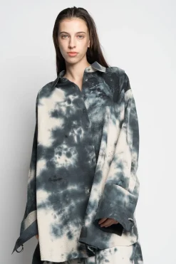 TIE DYE BLACK XXL SHIRT
