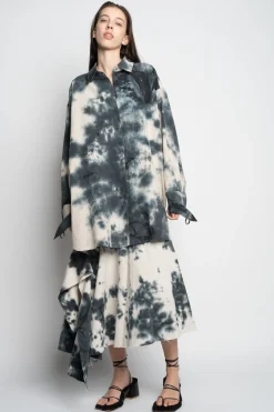 TIE DYE BLACK XXL SHIRT