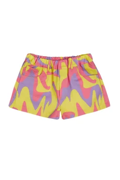 WAVY PRINT SHORTS