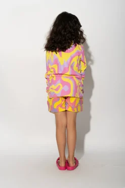 WAVY PRINT SHORTS
