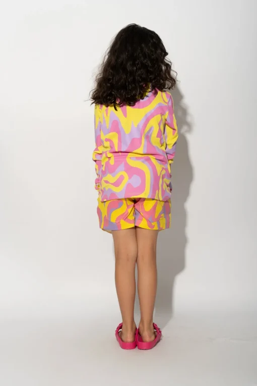 WAVY PRINT SHORTS