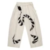WHITE BALLOON TROUSERS WITH EMBROIDERY