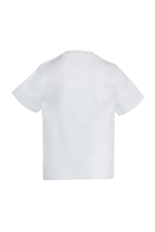 WHITE EMBROIDERED T-SHIRT