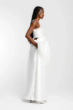 WHITE FRONT BOW TOP
