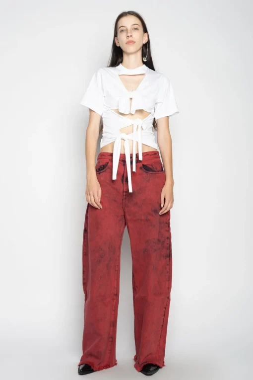 WHITE KNOT T-SHIRT