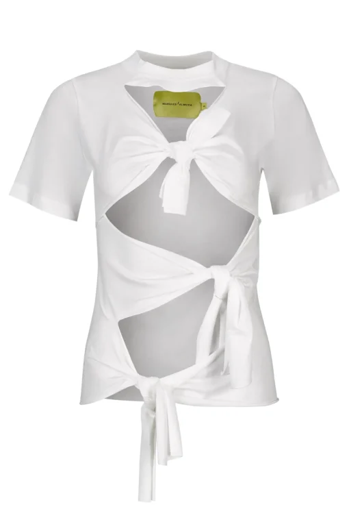 WHITE KNOT T-SHIRT