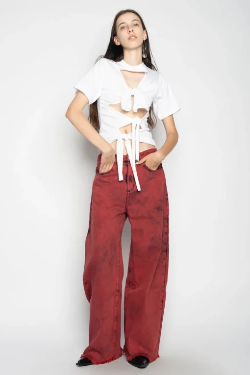 WHITE KNOT T-SHIRT