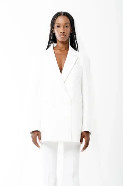 WHITE OVERSIZED BLAZER