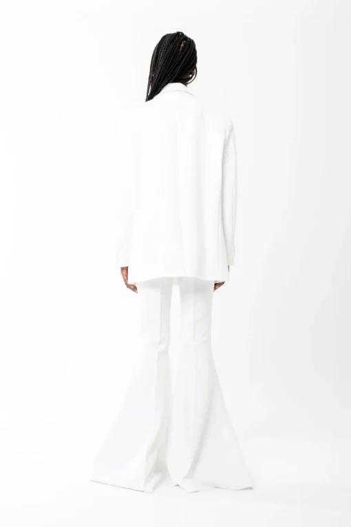 WHITE OVERSIZED BLAZER