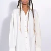 WHITE PATCHWORK XXL SHIRT