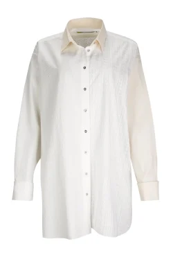 WHITE PATCHWORK XXL SHIRT