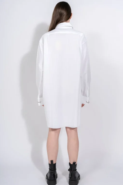 WHITE TEXTURED XXL SHIRT