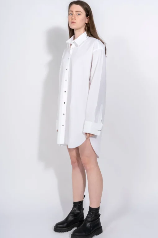 WHITE TEXTURED XXL SHIRT