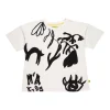 WHITE T-SHIRT WITH PATCH EMBROIDERY
