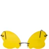 YELLOW BUTTERFLY SUNGLASSES