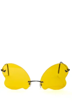 YELLOW BUTTERFLY SUNGLASSES