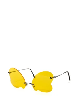 YELLOW BUTTERFLY SUNGLASSES