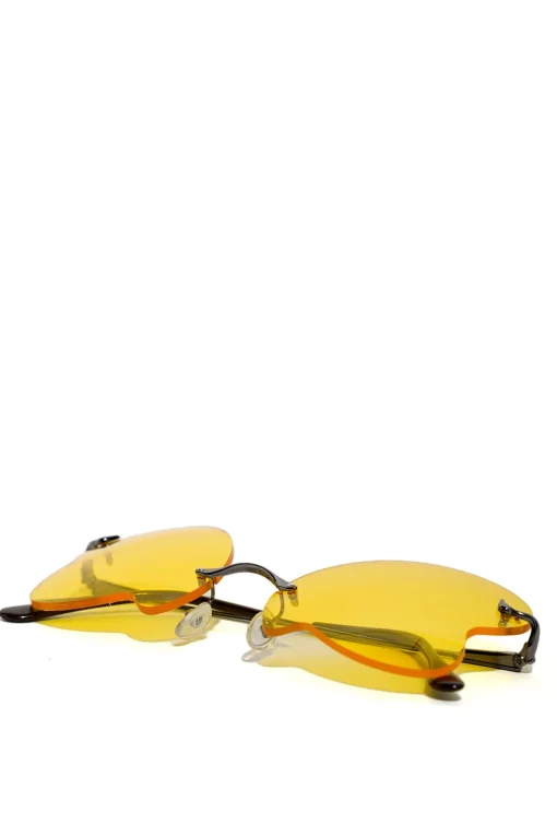 YELLOW BUTTERFLY SUNGLASSES