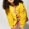 YELLOW SPIKE CARDIGAN