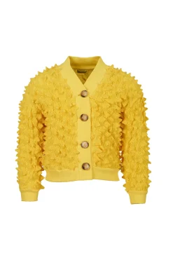 YELLOW SPIKE CARDIGAN