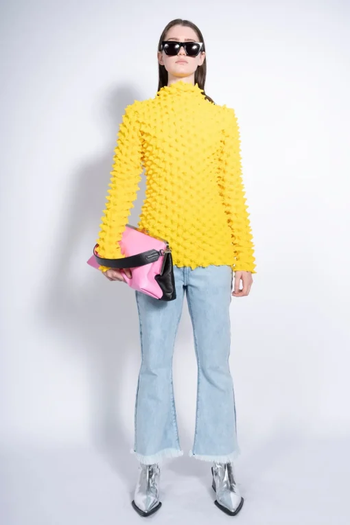 YELLOW SPIKE TOP