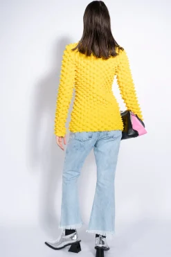 YELLOW SPIKE TOP